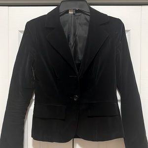 Jacket , black , size 2 , velveteen material